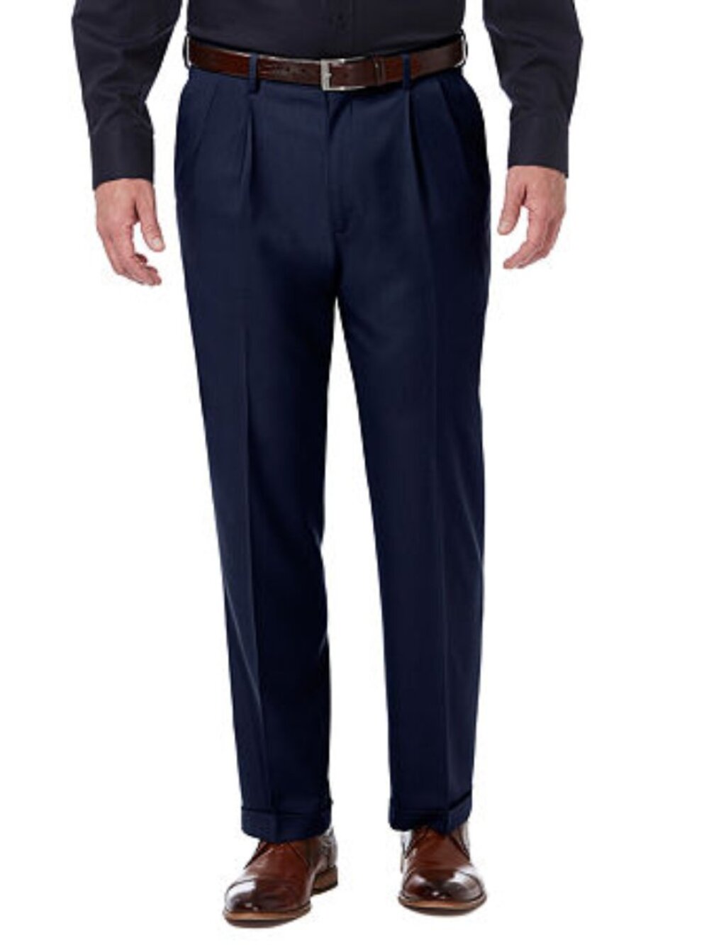 Men’s Haggar® Premium Comfort Classic-Fit Stretch Pleated Dress Pants, Men's,NWT